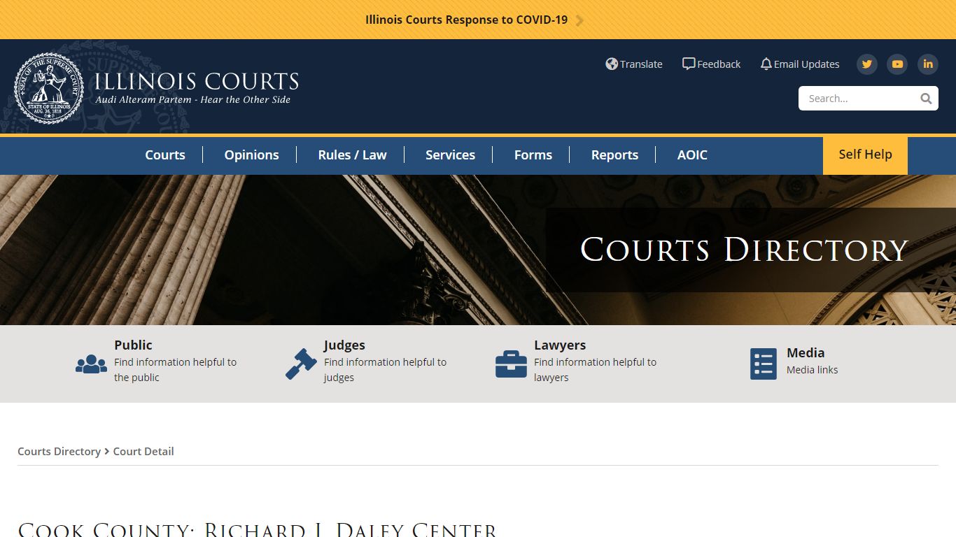 Cook County: Richard J. Daley Center - Administrative Office of the ...